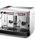 Italiensk håndbygget espressomaskine med steamer. Cecilia pro. E.S.E. Automatic Stål 2 Gruppe